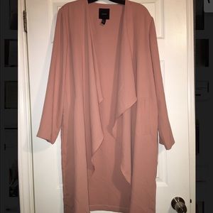 Forever 21 blush pink trench coat